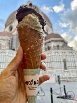 Pistachio & chocolate   at Edoardo - Piazza del Duomo in Florence