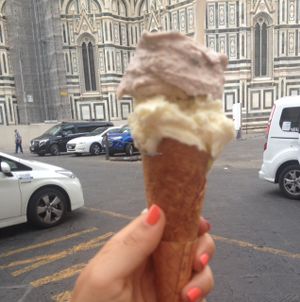 the duomo with an ice cream ❤️ at Edoardo - Piazza del Duomo in Florence