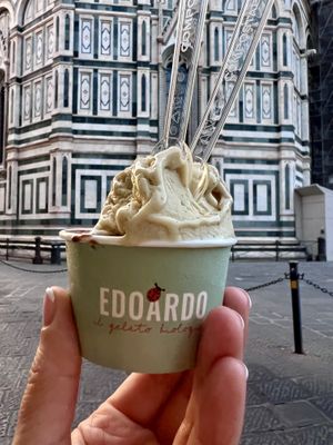 Pistachio and dark chocolate are a great combo!   at Edoardo - Piazza del Duomo in Florence