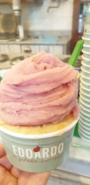 Small cup with Chianti and Ed Sheeran flavours at Edoardo - Piazza del Duomo in Florence