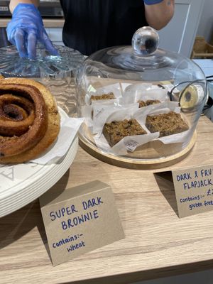 (Carrot cakes were also available)  at Sheaf Street Health Store in Daventry