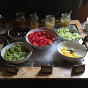 Fruit selection at breakfast buffet at Hawa - Tambo del Inka in Urubamba