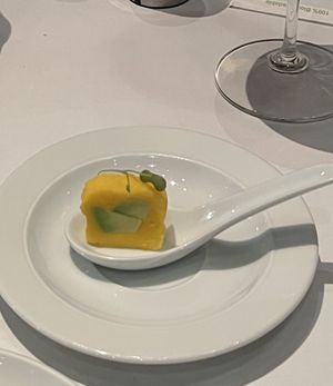 Complementary appetizer   at Hawa - Tambo del Inka in Urubamba