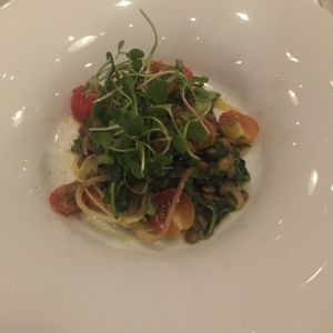 lentil salad at Hawa - Tambo del Inka in Urubamba