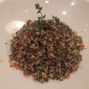 quinoa and veg at Hawa - Tambo del Inka in Urubamba