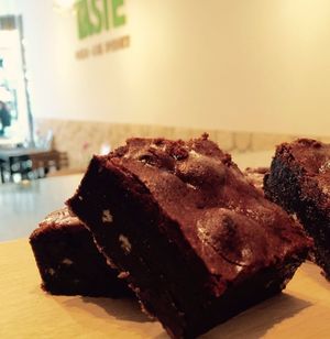 Vegan Brownies at Taste in Luebeck