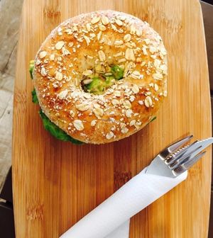 Avocado Sun Bagel at Taste in Luebeck