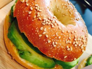Avocado Sun Bagel at Taste in Luebeck