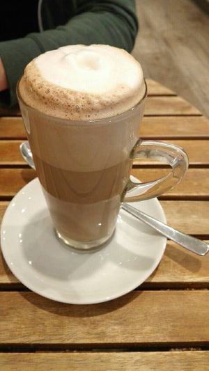 Chai latte with soy milk at Taste in Luebeck