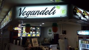 Storefront at Vegandeli in Central Singapore