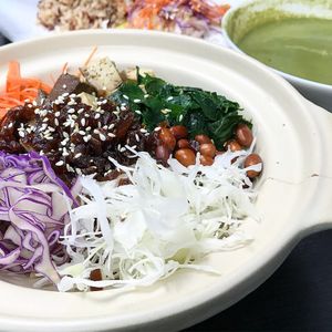 Lei Cha at Vegandeli in Central Singapore