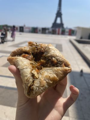 Courgette and tomato pasty at Cloud Cakes - Mandar in Paris