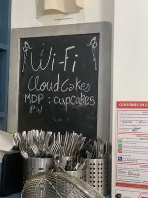 wifi at Cloud Cakes - Mandar in Paris