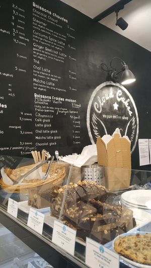 Menu at Cloud Cakes - Mandar in Paris