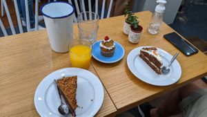 cakes and muffin at Cloud Cakes - Mandar in Paris