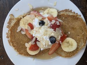 Pancakes from brunch menu  at Cloud Cakes - Mandar in Paris
