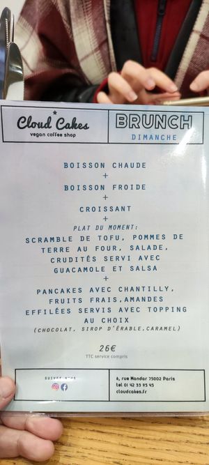 Brunch at Cloud Cakes - Mandar in Paris