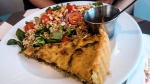 mushroom gluten-free quiche at Cloud Cakes - Mandar in Paris