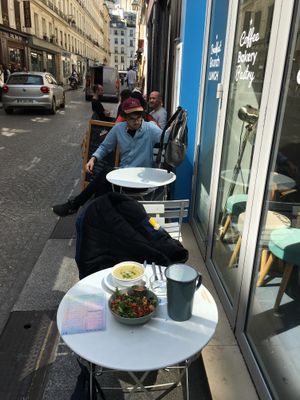 Sunny terrasse perfect for people watching   at Cloud Cakes - Mandar in Paris