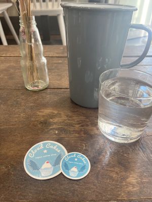 Super cute stickers to put on your water bottle  at Cloud Cakes - Mandar in Paris
