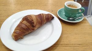 Croissant and Espresso at Cloud Cakes - Mandar in Paris