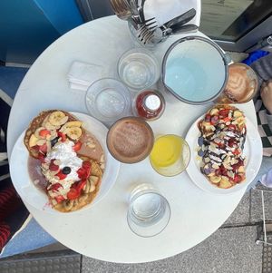 Brunch part 2 (pancakes and drinks) at Cloud Cakes - Mandar in Paris