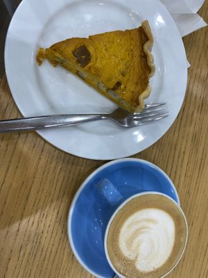 pumpkin cake with smoked tofu (one of the best I ever ate)  at Cloud Cakes - Mandar in Paris