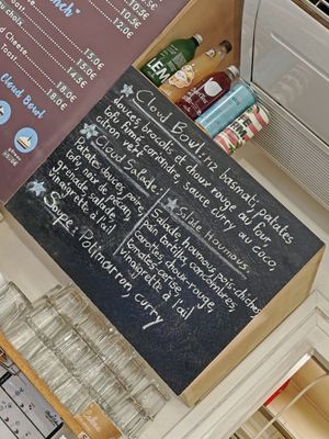 Menu at Cloud Cakes - Mandar in Paris