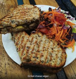 Grilled cheese (vegan of course) at Cloud Cakes ! at Cloud Cakes - Mandar in Paris