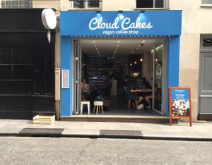 Cloud Cakes store front.  at Cloud Cakes - Mandar in Paris