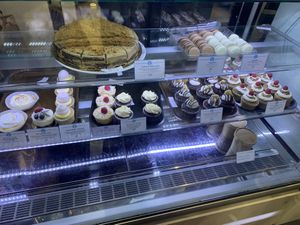 Pastry case  at Cloud Cakes - Mandar in Paris