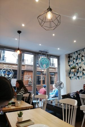 From the inside at Cloud Cakes - Mandar in Paris