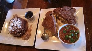 Pancakes and The Rueben  at The Angry Baker - King Ave in Columbus
