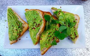 Avocado Toast at The Angry Baker - King Ave in Columbus