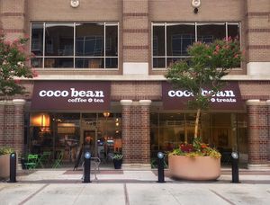 Coco Bean Coffee Shop with the newly-expanded vegan cafe.  at Coco Bean Coffee Shop & Cafe in Chapel Hill