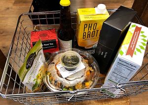 Checking out at Coco Bean Coffee Shop & Cafe in Chapel Hill