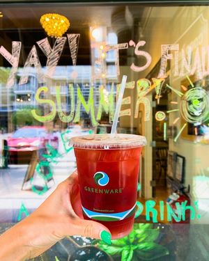 Summer iced teas at Coco Bean Coffee Shop & Cafe in Chapel Hill