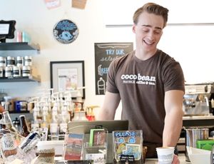 Barista at Coco Bean Coffee Shop & Cafe in Chapel Hill