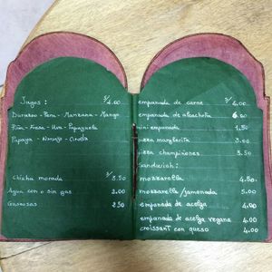 Menu 1 at El Eden in Urubamba