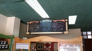 menu at El Eden in Urubamba