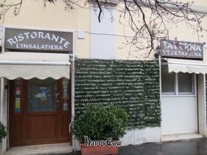 From the middle of the street. at Veg and Wine in Rome