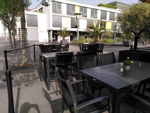 Outdoorseating at Peter&Silie in Ingelheim