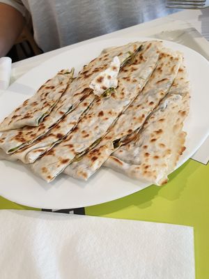 Vegetarian option (cheese and spinach) at Sofra 23 in Ludwigsburg