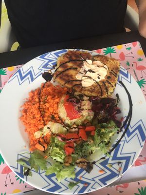 chickpea steak at True To Life in Orihuela Costa