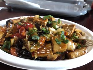 Spicy Tofu with Rice  at Pekin Bar in Sopot