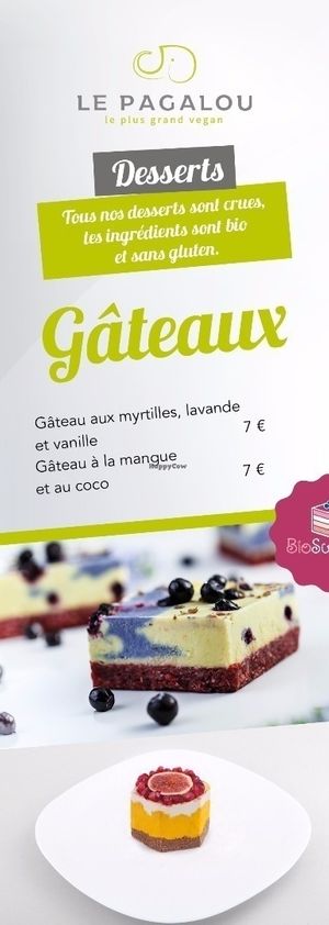 Vegan, Bio Gluten free Cakes at Le Pagalou in Paris