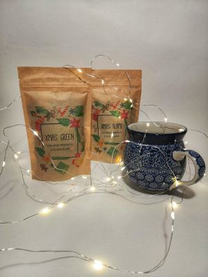 green tea at Stragan Ekologiczny in Krakow