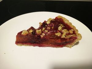 Fruit tart we had for dessert at Stragan Ekologiczny in Krakow