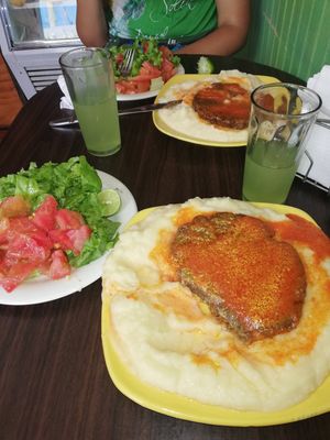 All for $3000 at Dharma Vegetariano in Iquique