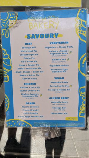 3 vegan pies! at Brighton Jetty Bakery in Brighton